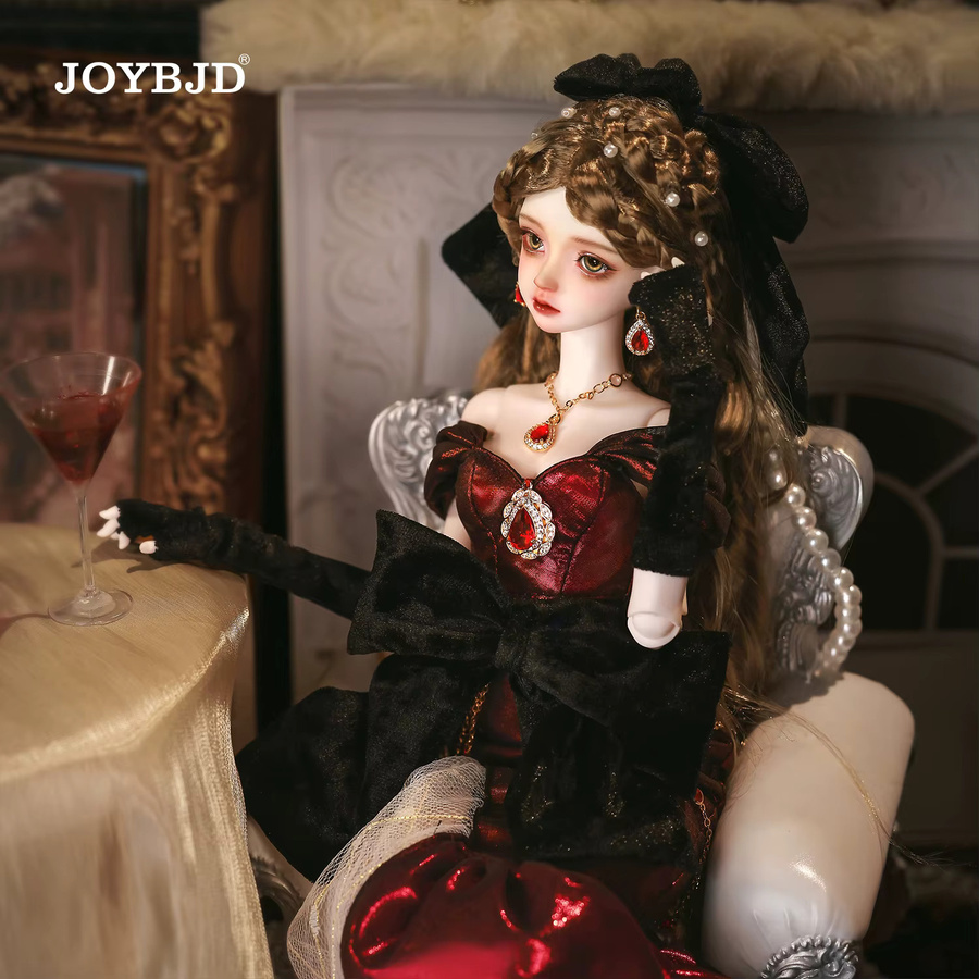Joybjd Beeno BJD Prinzessin, Gelenkpuppe, Komplettset, Rot - Bild 2