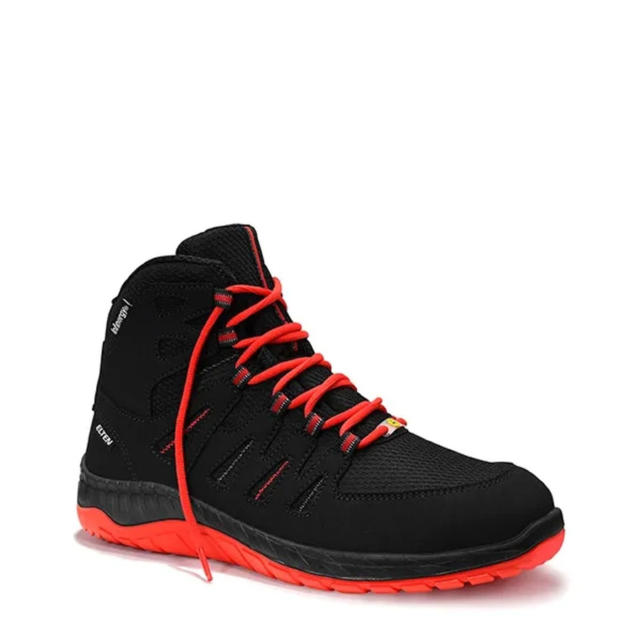 Elten Sicherheitsschnürstiefel Maddox S3 ESD in Black-Red, Größe 47 - Bild 2