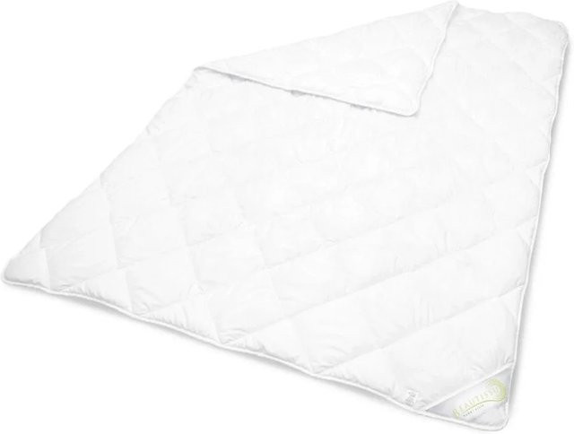 Beautissu Bettdecke und Kissen Set aus Mikrofaser in Weiß, Ganzjahresmodell für Allergiker, B/T/H: 155 x 220 cm und 80 x 80 cm - Bild 1