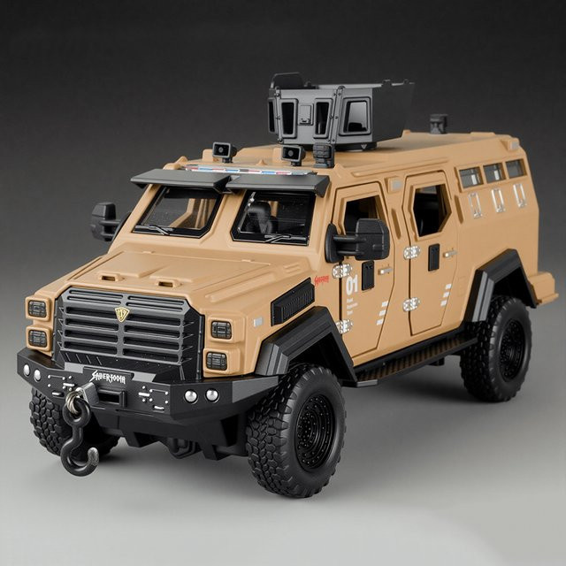 MAKEDA Sabertooth Gepanzertes Modell, Diecast Metall Auto, 1:32, mit Licht und Musik - Bild 1