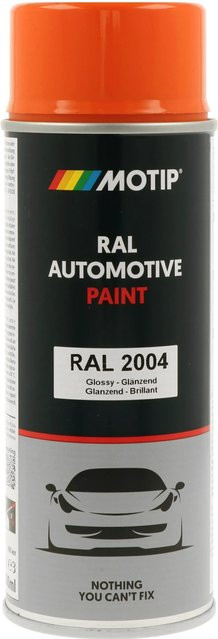 Motip Automotive-Spray Orange, deckend und schnelltrocknend für Metall, 400 ml - Bild 1
