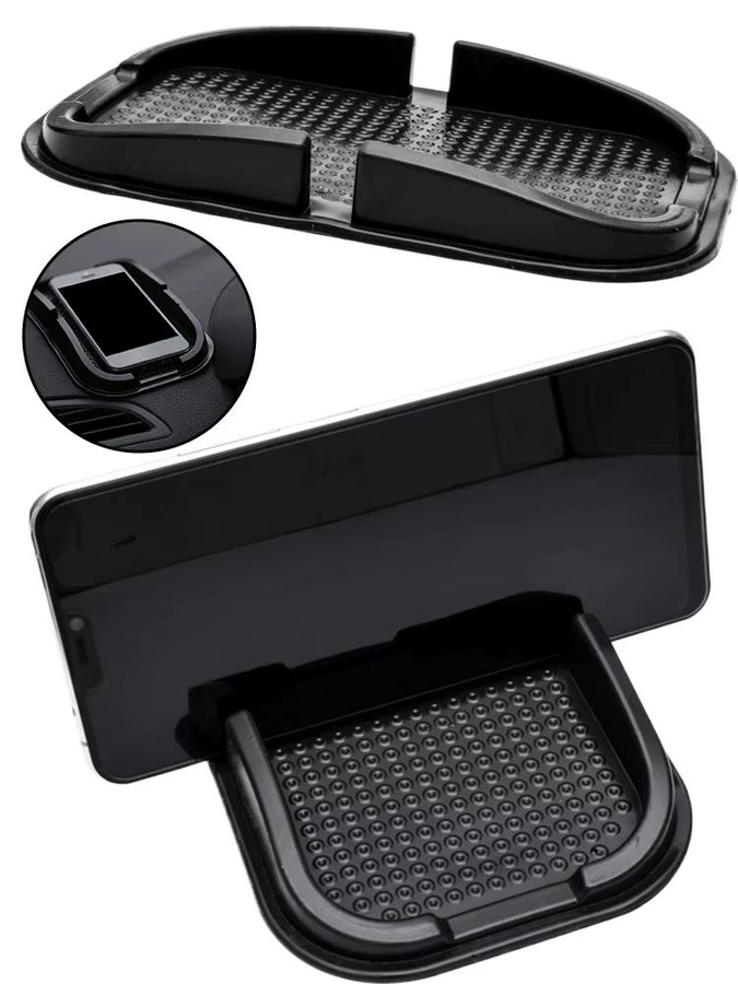 Universelle Anti-Rutsch Matte für das Auto als Handyhalter und multifunktionale Ablagebox in Schwarz - Bild 7