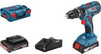 Bosch Professional Akku-Schlagbohrschrauber GSB 18V-28 Cordless Combi Driver Set in Blau/Schwarz mit 18V Akku und Koffer - Bild 1