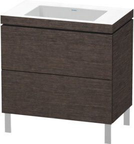 Duravit Waschtischunterschrank L-Cube c-bonded mit 2 Auszügen, B/T: 80 x 48 cm - Bild 1
