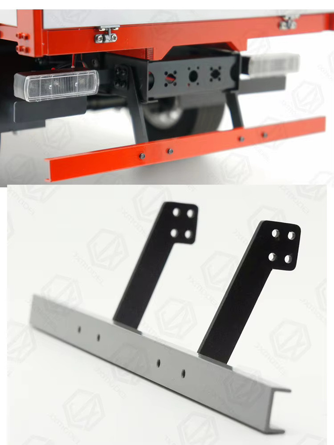 Tamiya Leitplankenhalterung, 1/14, Zubehör, Metall, 1 Stück - Bild 2