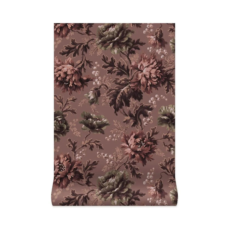 House of Hackney Tapete Opia Old Rose Pink Botanisches Floral Design Non-Woven B/H: 50 cm x 300 cm - Bild 3