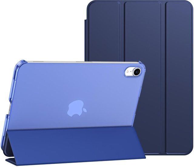 Schutzhülle für iPad Mini 6 und 7. Generation (A17 Pro) sowie iPad Mini 4 und 5 mit Ständer-Funktion und Auto-Wake/Sleep in Navy Blau - Bild 1