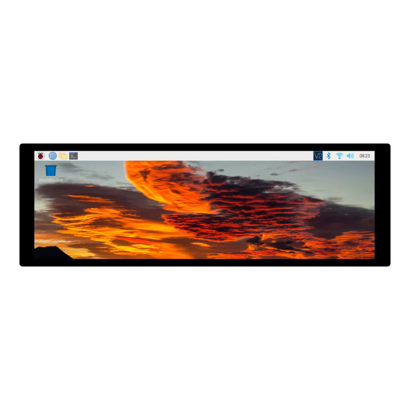 Waveshare 7,9 Zoll IPS kapazitives Touch-LCD-Display mit DSI-Schnittstelle und 400 x 1280 Pixeln für Raspberry Pi 5, CM4 und CM3+ - Bild 2