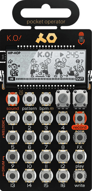 Teenage Engineering PO-33 K.O! Sampler in Schwarz - Bild 1