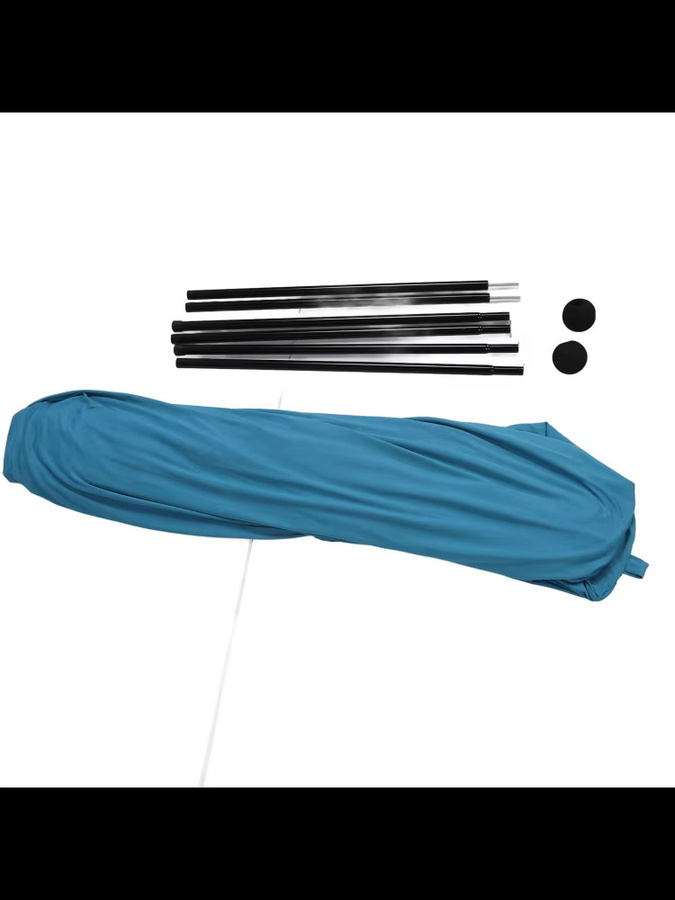 Wasserdichte Outdoor Strandüberdachung in Blau mit Tragetasche für Camping und Windschutz - Bild 3