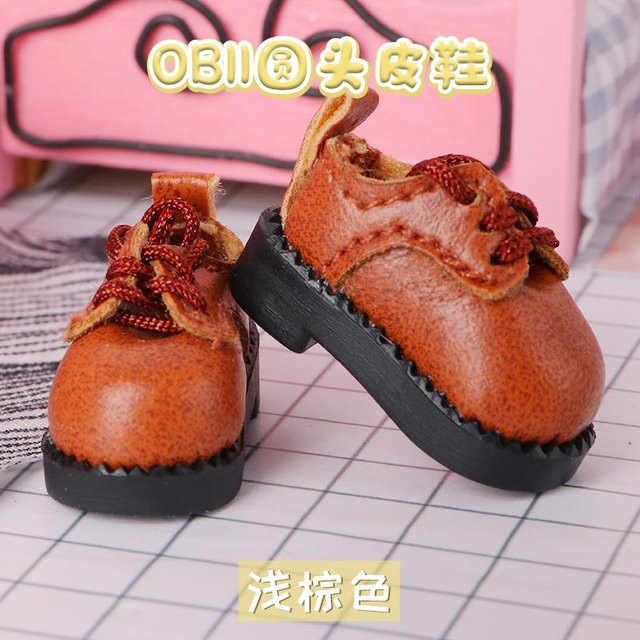 Yiran toy 1 OB11 Uniformschuhe Lederschuh Puppenzubehör 2-teiliges Set - Bild 1