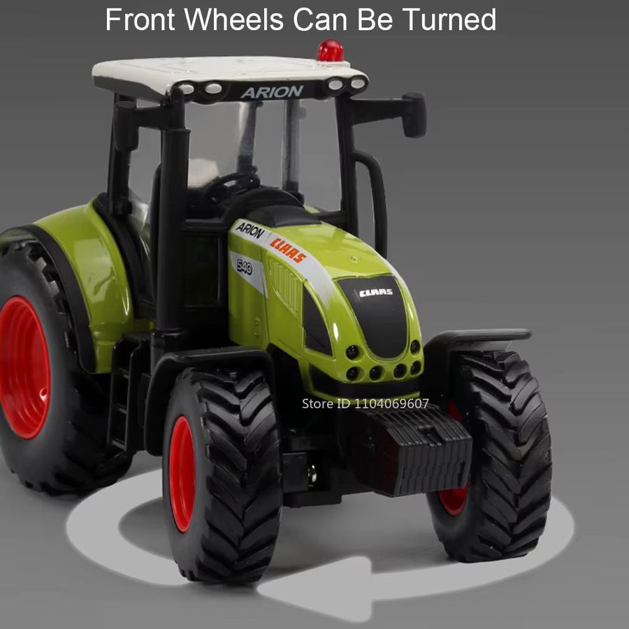 MAKEDA Landwirtschaft Traktor Spielzeug Modell, 1:32, Metall, Grün - Bild 3