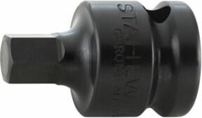 Stahlwille Impact Inhex-Einsatz 1/2 Zoll 5mm Länge 38mm in Silber und Schwarz - Bild 1