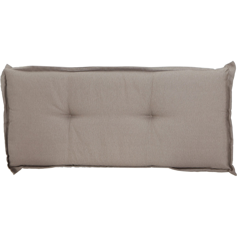 Madison Bankauflage Panama in Taupe für 2er Bänke, B/T: 110 x 48 cm - Bild 2