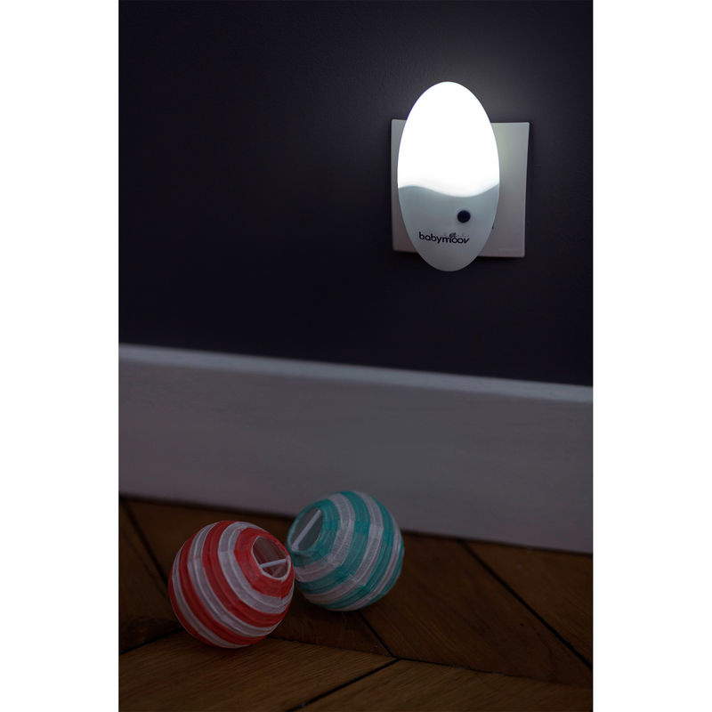 Babymoov Pluglight Nachtlicht für Kinderzimmer, dimmbar und verstellbar, Weiß - Bild 2