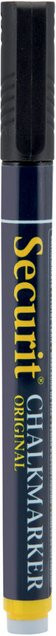 Securit Flüssigkreidestift mit Rundspitze 1-2 mm in Schwarz - Bild 1