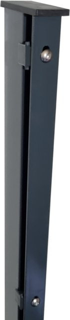 Fa-Bausysteme Abdeckschiene für Doppelstabmatten Zaunpfosten in Anthrazit, B/T/H: 6 x 4 x 240 cm - Bild 1