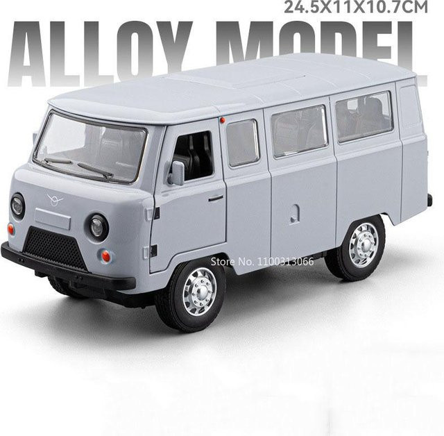Linyi Toy Car Russische Uaz-452 Hunter Spielzeugauto, Diecast Modell, 1:18, mit Ton und Licht, ab 14 Jahren - Bild 1