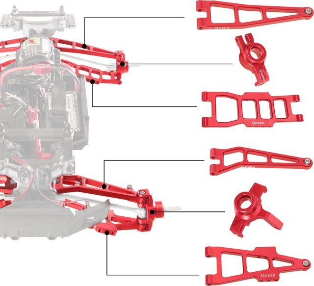 HBX RC Car Upgrade-Zubehör, Metall, 1/12 - Bild 1
