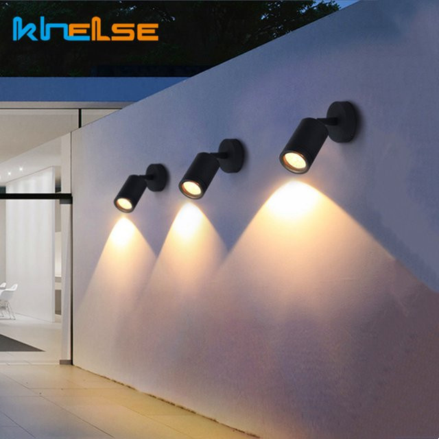 Khelse Outdoor LED Wandleuchte aus Edelstahl mit GU10 Fassung für Up-Down-Beleuchtung in Garten und Veranda - Bild 1