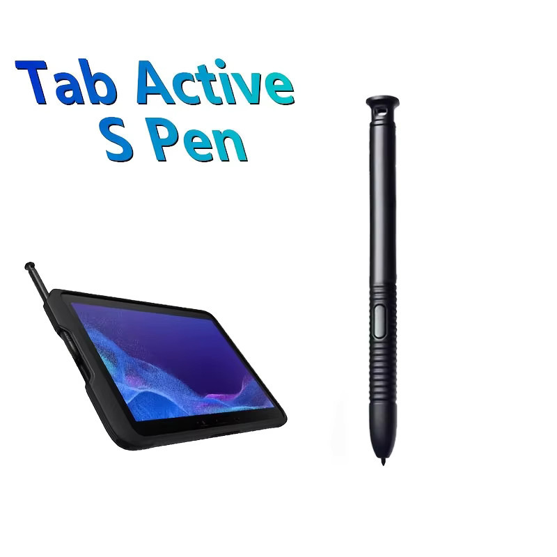 Druckempfindlicher Stylus für Samsung Galaxy Tab Active 2, 3, 4 Pro, Active 5 und Active 5 Pro in Schwarz - Bild 2