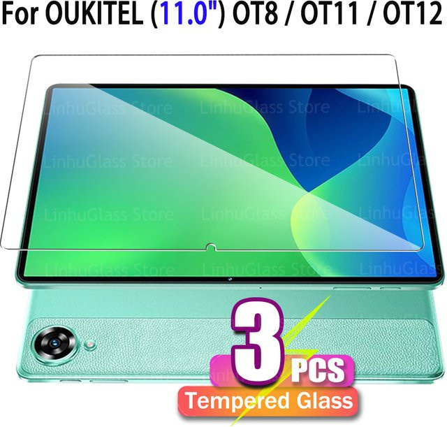 Transparentes Schutzglas für OUKITEL OT8 OT11 OT12 (11,0 Zoll) 2024 aus gehärtetem Glas - Bild 1