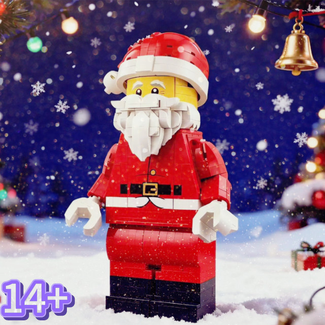 Hot Toys Weihnachtsmann-Bausteine, Montage- und Ausstellungsmodelle, Fantasy, 761 Teile, ab 14 Jahren - Bild 1