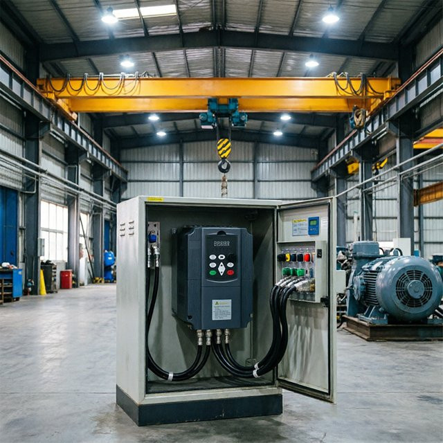 CNWeiKen Frequenzumrichter VFD 55kW Dreiphasig 440V Motor-Inverter für Luftkompressoren 50Hz/60Hz - Bild 1