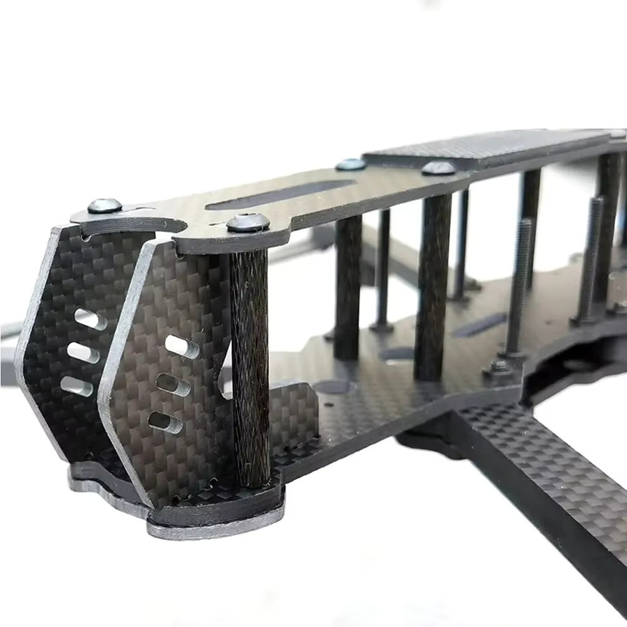 AXISFLYING MAK4 V2 FPV Carbon Rahmen Kit für RC Freestyle LongRange Racing Drohnen in den Größen 8 Zoll (367 mm), 9 Zoll (387 mm) und 10 Zoll (427 mm) - Bild 2
