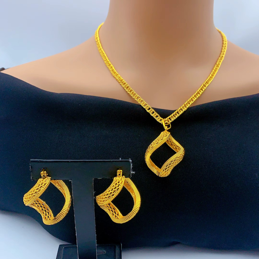 ANIID Schmuckset Halskette, Ohrring, vergoldet, Damen - Bild 4