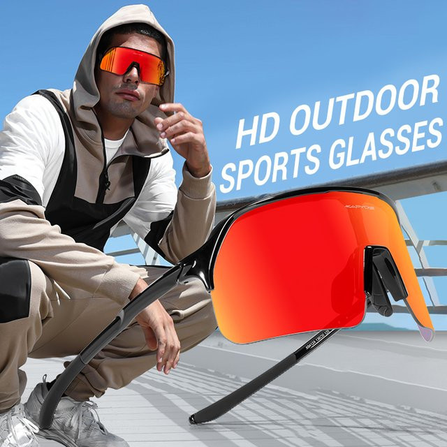 KAPVOE Sonnenbrille Sport, Vollrand, Unisex, Kunststoff - Bild 1