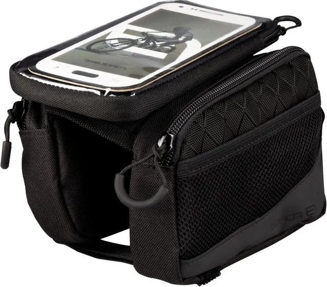 Force Dual Smartphone Rahmen Tasche in Schwarz und Transparent für 6,5 Zoll Displays - Bild 1