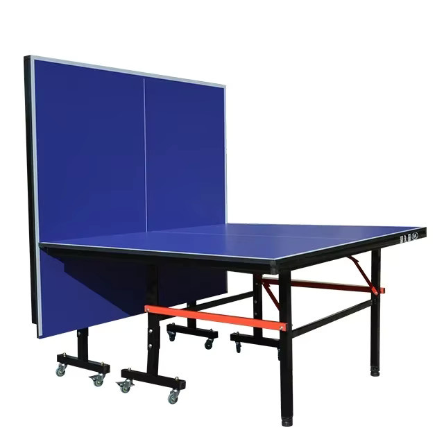 Factory Direct Tischtennistisch in voller Größe mit beweglichen Rädern, Blau - Bild 3