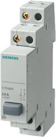 Siemens Taster Grau 20A 2 Schließer 5TE4804 für Hutschiene - Bild 1