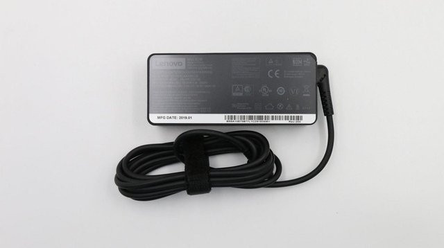 Lenovo AC-Adapter 65 Watt USB-C in Schwarz (02DL109) - Bild 1