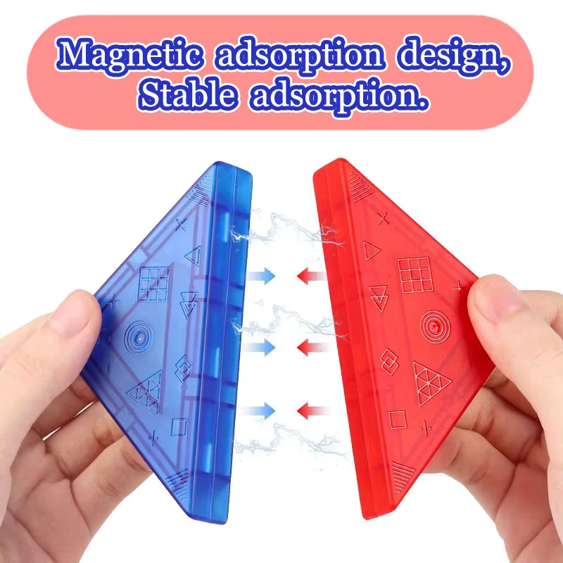 Brozebra Montessori Magnetisches Tangram-Puzzle 3D, Lernspielzeug, ab 3 Jahre - Bild 2