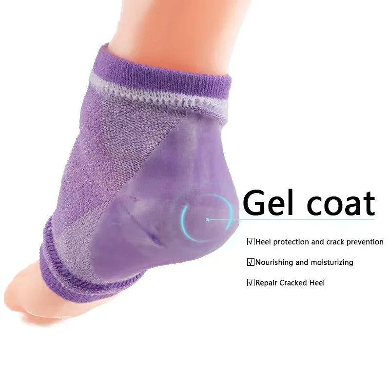 SMATLELF Silikon-Fußpolster, feuchtigkeitsspendende Socken, Unisex - Bild 3