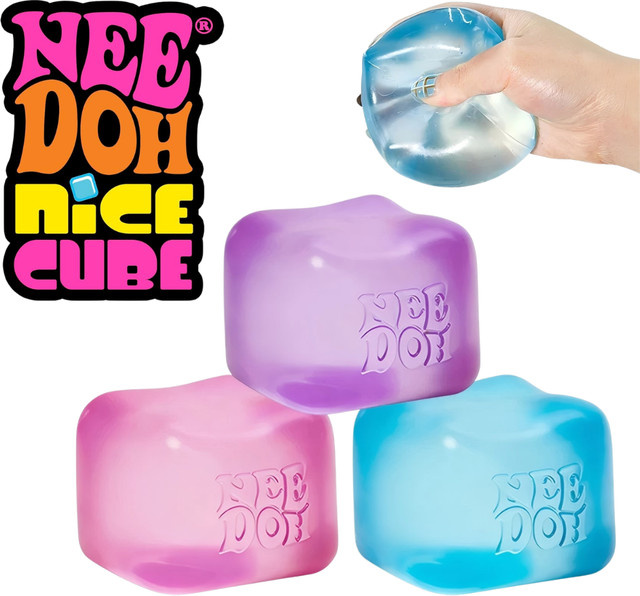 Schylling Needoh Nice Cube, Sensorischer Fidget-Würfel - Bild 1