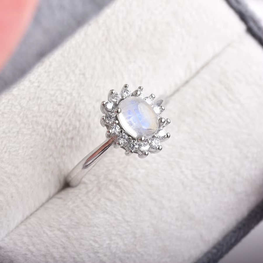 Itsmos Ring, Mondstein, Zirkonia, Silber, Damen - Bild 2