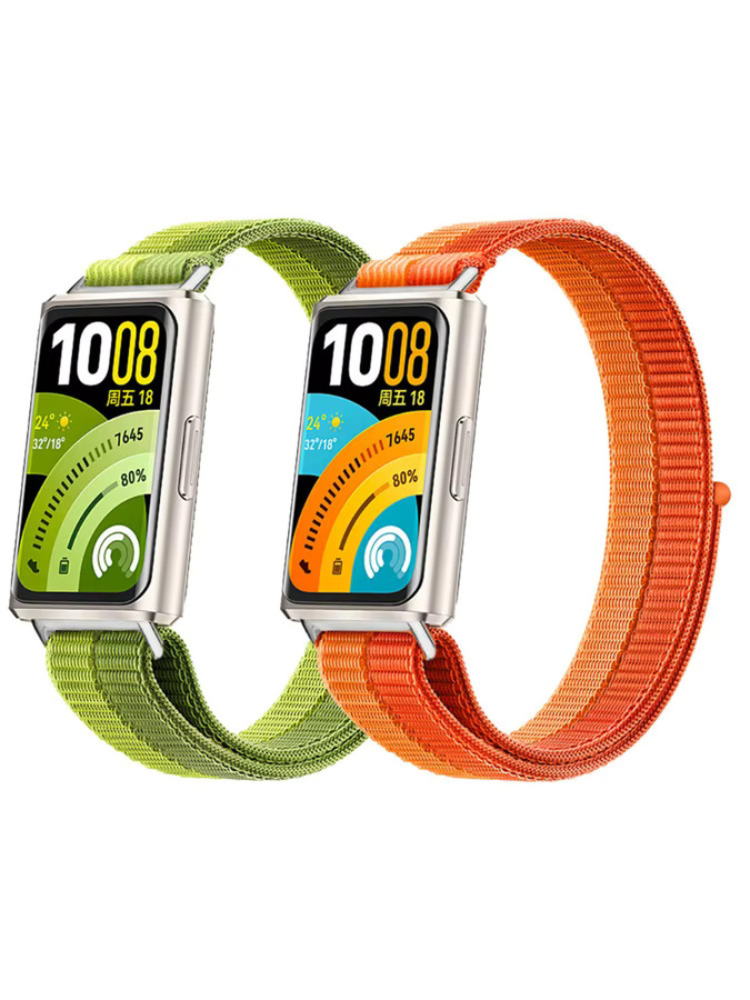 Huawei Uhrenarmband Nylon, grün, Unisex - Bild 2