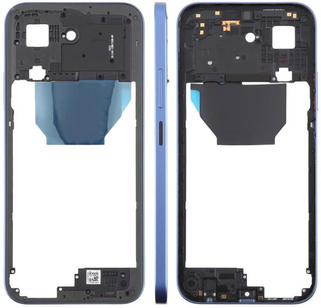 Xiaomi Redmi 15C 4G Originaler mittlerer Rahmen Blendenplatte Blau - Bild 1