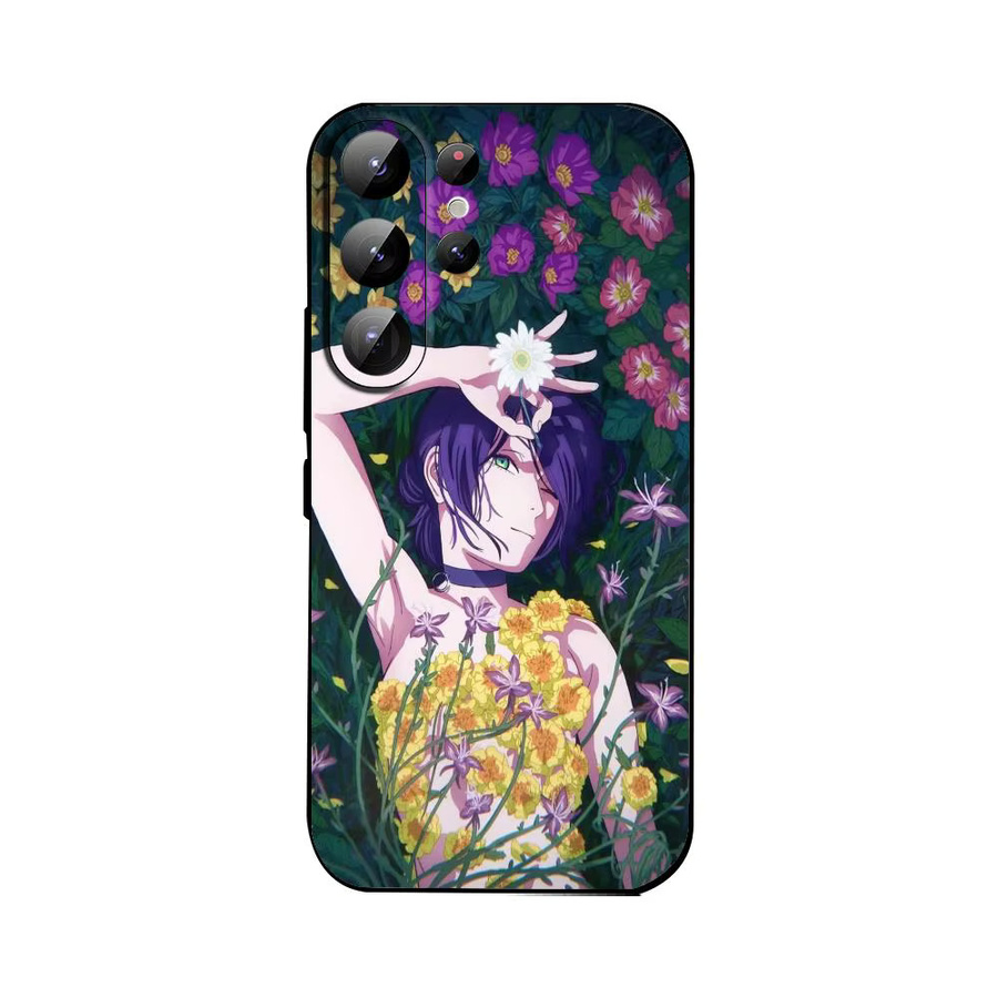 Anime Chainsaw Man Handyhülle für Samsung Galaxy S25 S24 S23 S22 S21 S20 Ultra Plus Frosted Full Soft Case in Schwarz und Multicolour - Bild 2