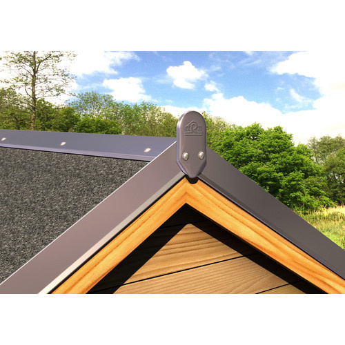 Sarei Ortblech-Abschlusskappe aus Aluminium in Braun, B/L: 40 x 125 mm - Bild 2
