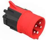 NRGkick Steckeraufsatz 32A 5-polig Adapter in Schwarz und Rot mit max. 22kW - Bild 1