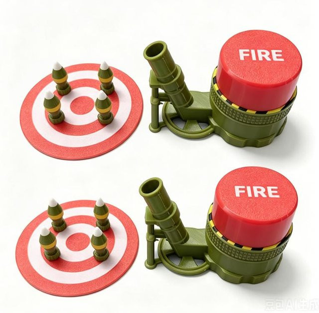 Binchi Fitness 3D-Druck-Raketenwerfer-Modell, Spielzeug für Erwachsene - Bild 1