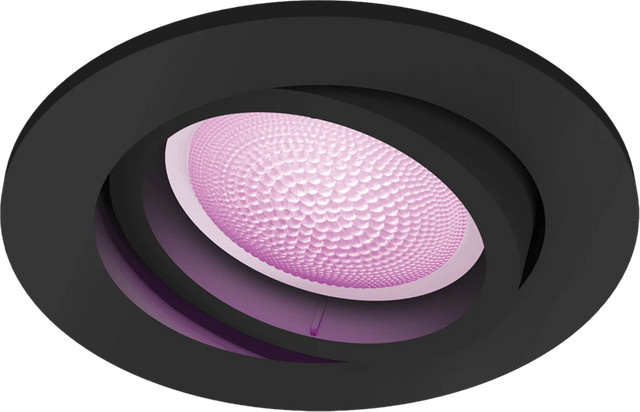Philips Hue Centura White & Color Ambiance LED-Einbaustrahler rund Schwarz - Bild 1