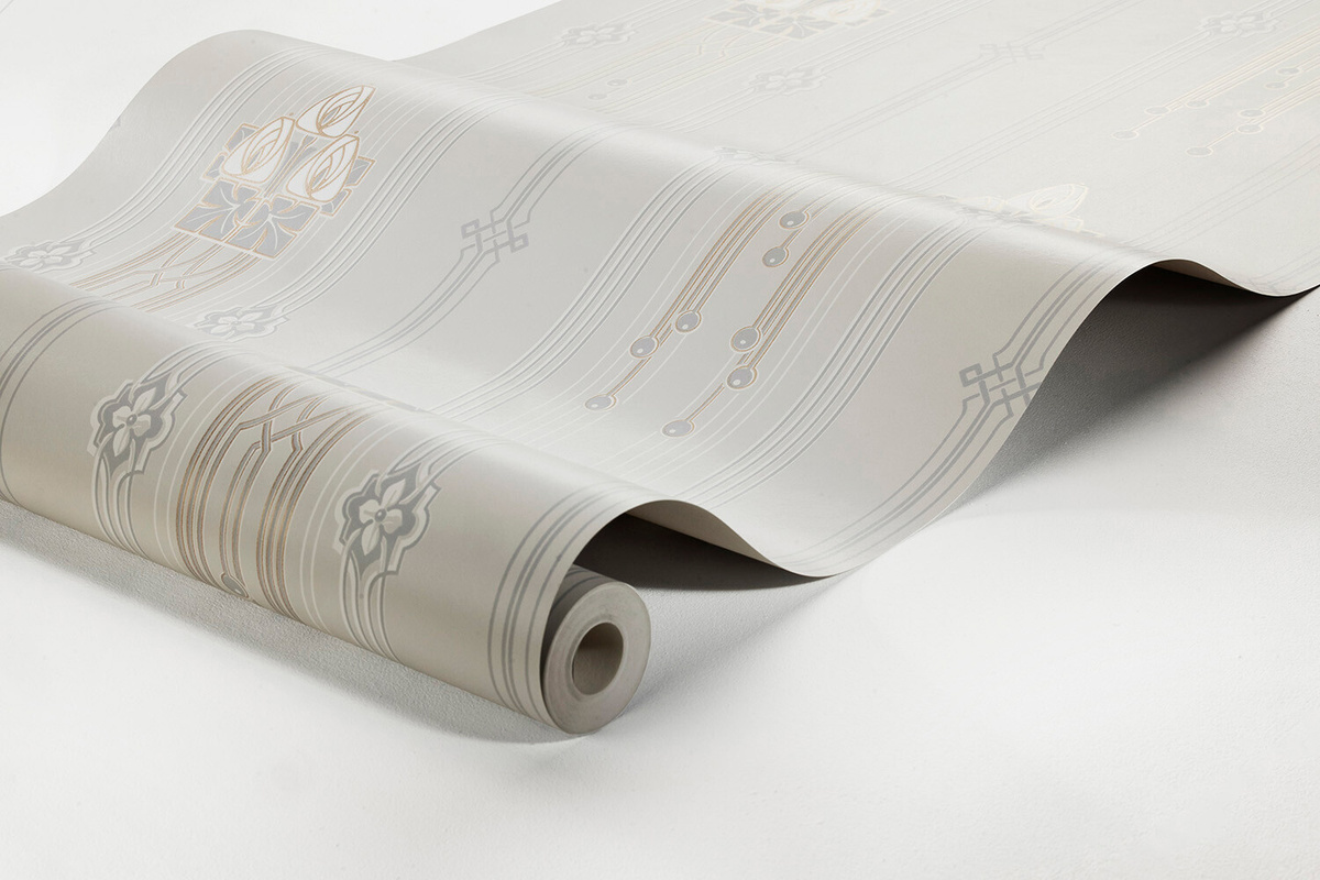 BoråsTapeter Wallpaper Villastan 4171 Tapete in Beige mit floralem Naturdesign und botanischem Scandi-Stil - Bild 2