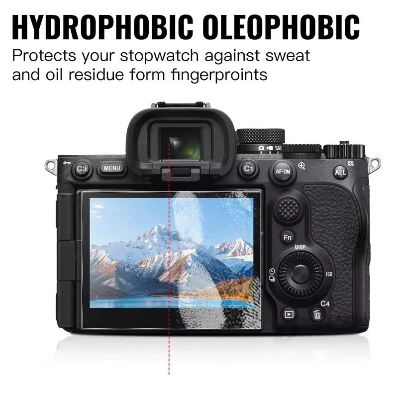 PULUZ Displayschutzfolie aus gehärtetem Glas für Sony Alpha 7 V ILCE-7M5, transparent, kratzfest und anti-fingerabdruck - Bild 2