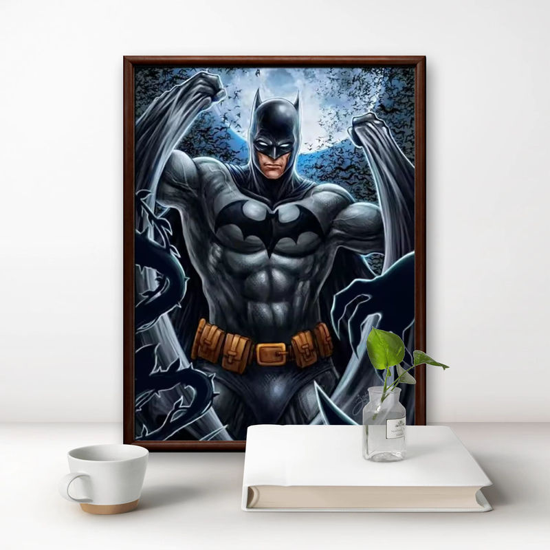Hot Toys DC Comics Batman 5D Diamantmalerei Rundes Mosaik Kunstset in Multicolour für moderne Dekoration - Bild 2