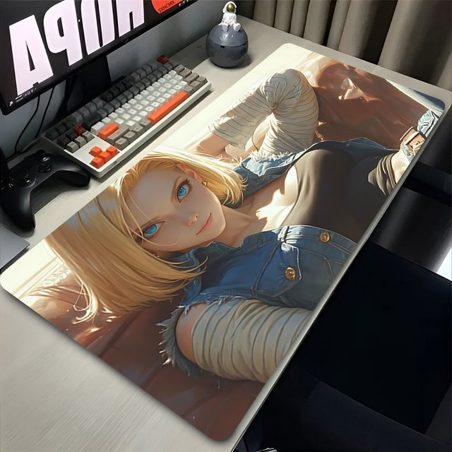 Bandai Dragon Ball Android 18 Mauspad in Multicolour für Gaming und Büro - Bild 1